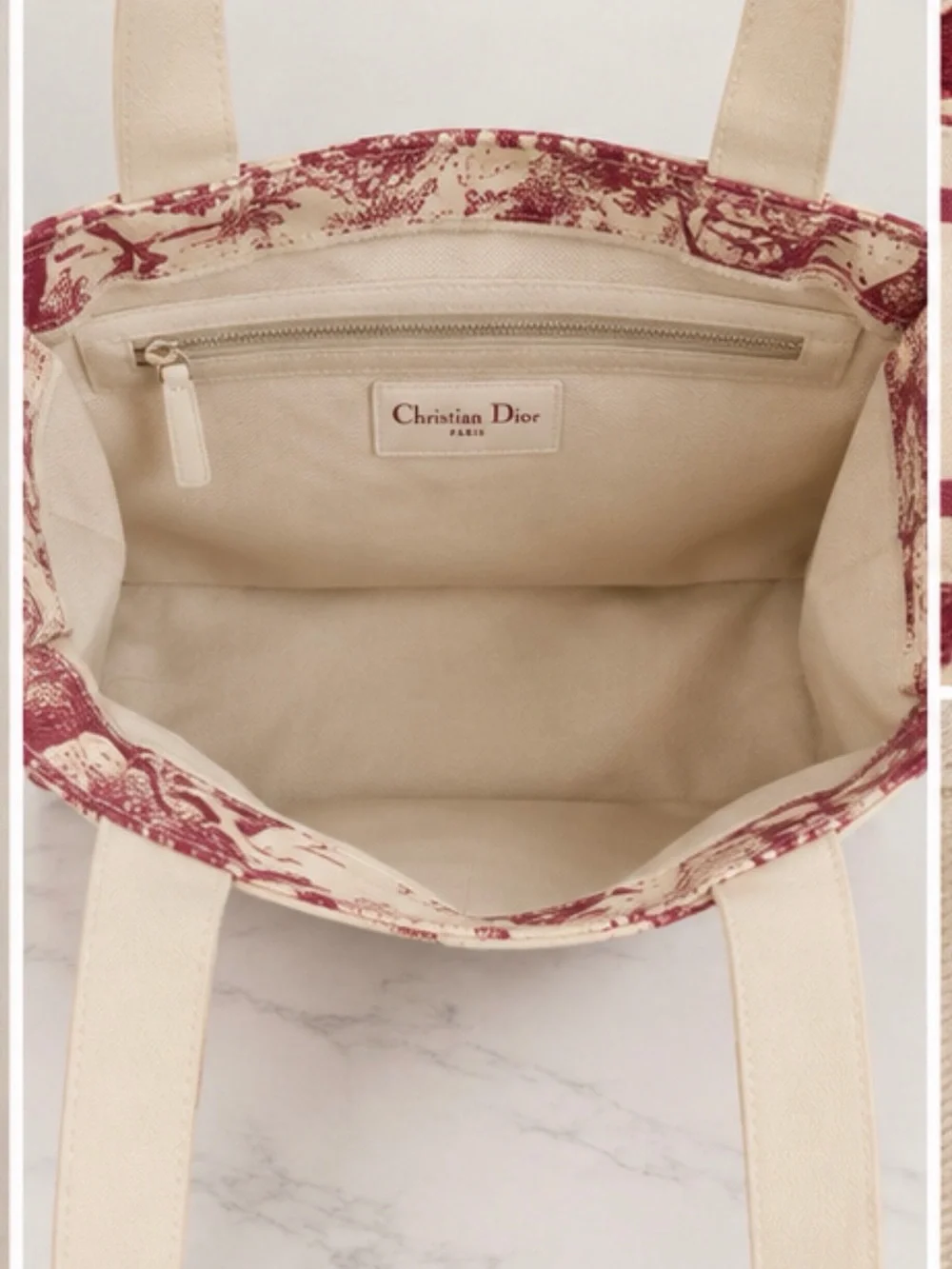 NWT Authentic Dior Beauty DIORIVIERA Toile de Jouy Promotional Tote